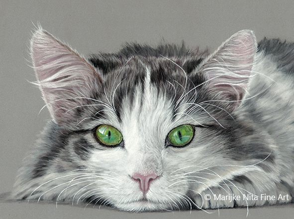 Emerald in pastels