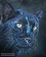 Black Panther in acrylics