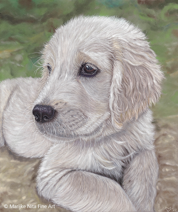 Bowie in pastel  (SOLD)